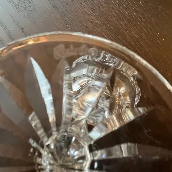 2 Waterford Water Goblets Crystal Clare (Cut) Pattern